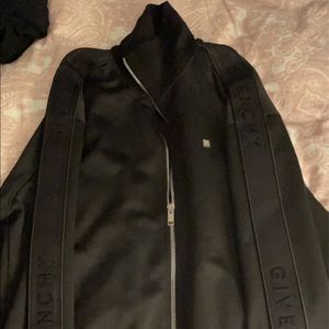 Black track jacket
